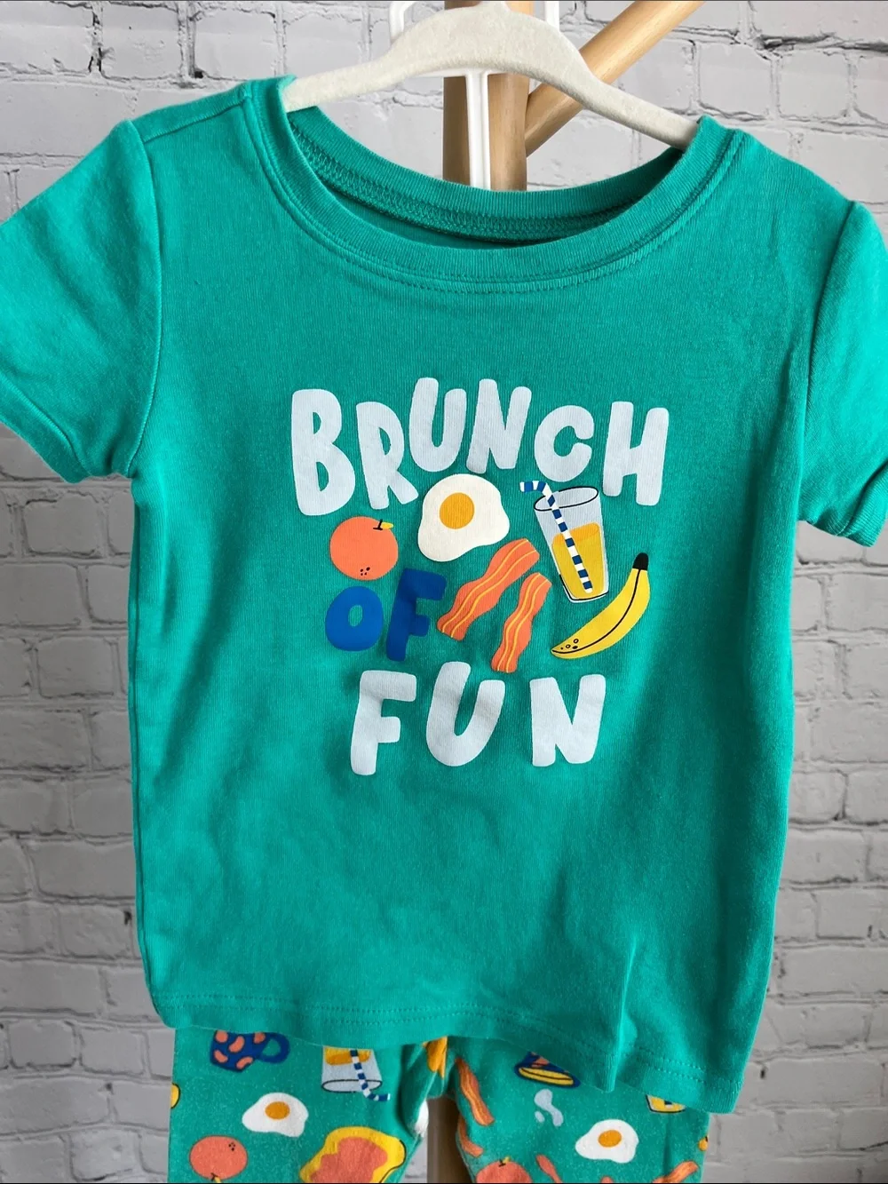 ⭐️⭐️ PICK 5 / $20 Old Navy Breakfast Food Pajama Set 4T